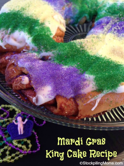 Mardi Gras Kings Cake Recipe - No Fat Tuesday Celebration is complete without it!