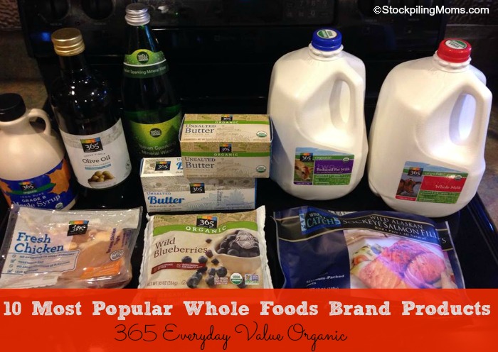 10 Most Popular Whole Foods Brand Products