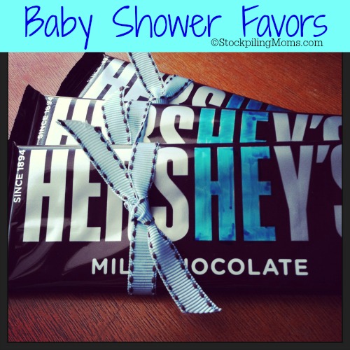 hershey baby shower favors