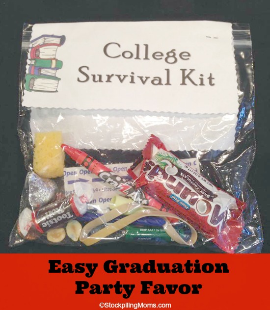 college graduation party favors