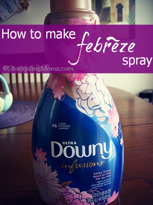 Non-Toxic Homemade Febreze Without Fabric Softener - DIY Febreze Recipe -  The Artisan Life