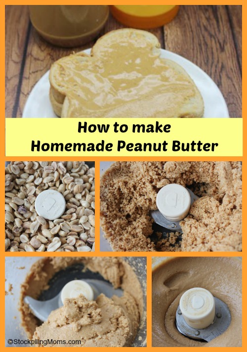 Homemade Peanut Butter Recipe - STOCKPILING MOMS™