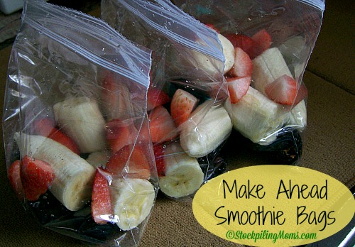 Make Ahead Smoothie Bags