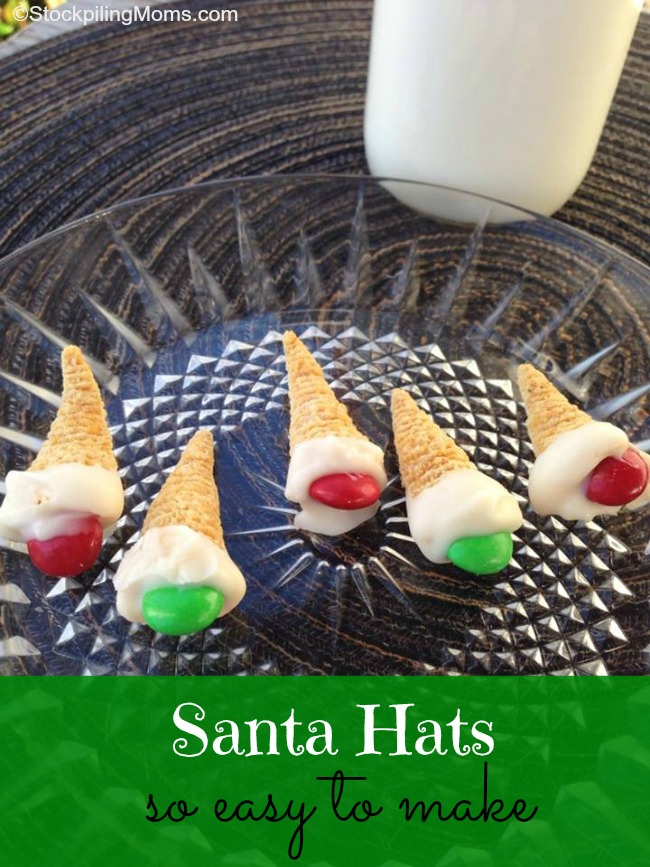 santa hats made with bugles