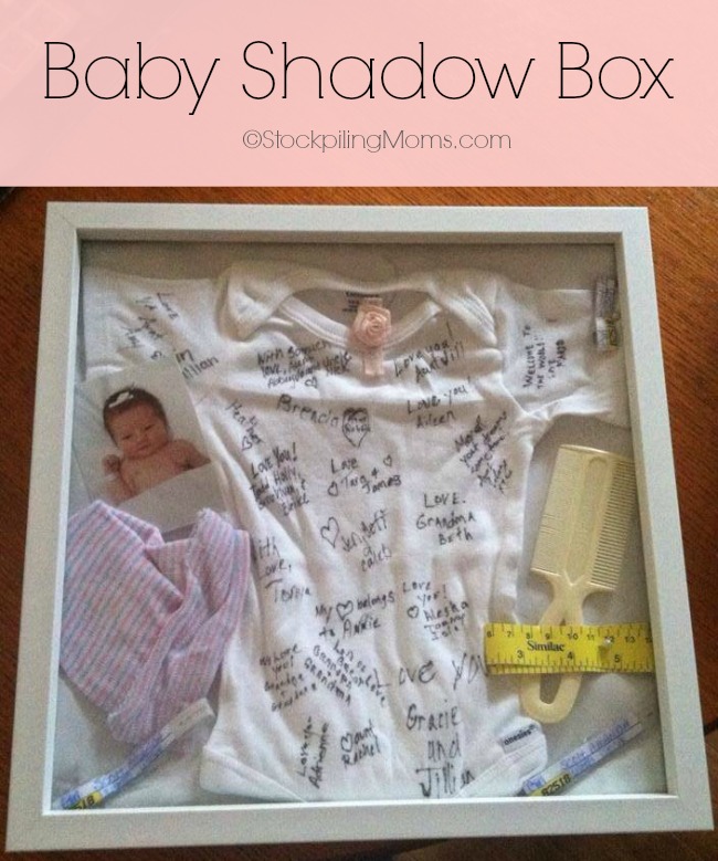 baby shadow box