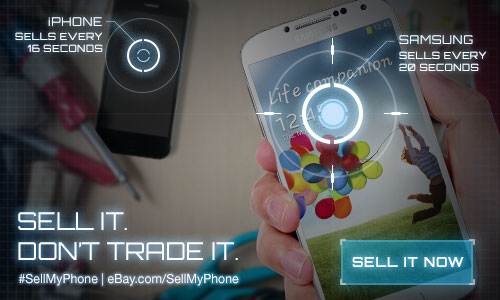 Sell your phone on eBay for extra cash