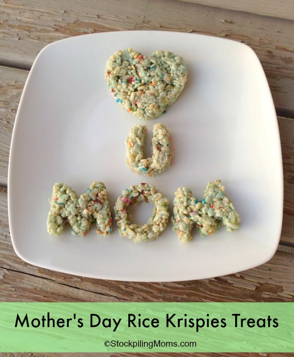 Mother’s Day Rice Krispies Treats