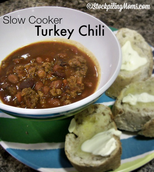 Slow Cooker Turkey Chili