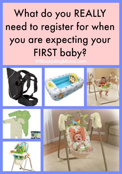 What do you really need to register for when you are expecting your first baby?