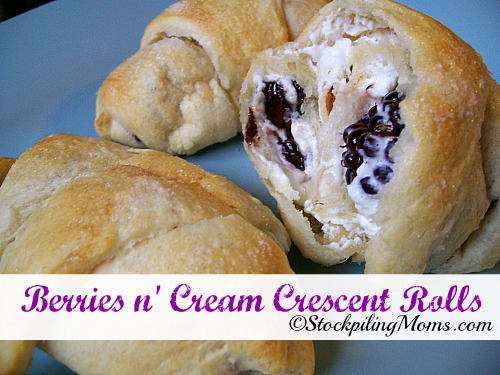 Berries n’ Cream Crescent Rolls