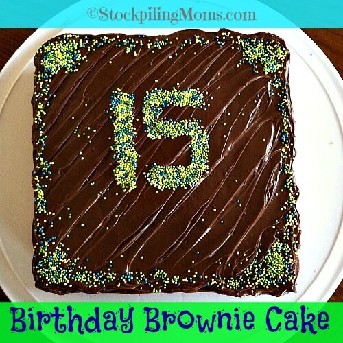 Flower Brownie Birthday Cake - Play & Go AdelaidePlay & Go Adelaide
