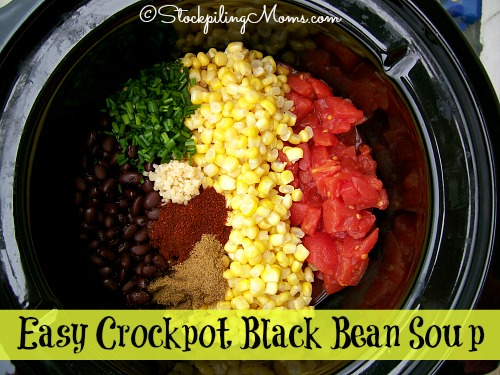 Slow Cooker Black Bean Soup