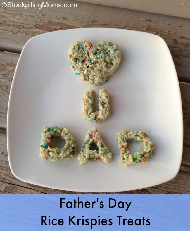 Father’s Day Rice Krispies Treats