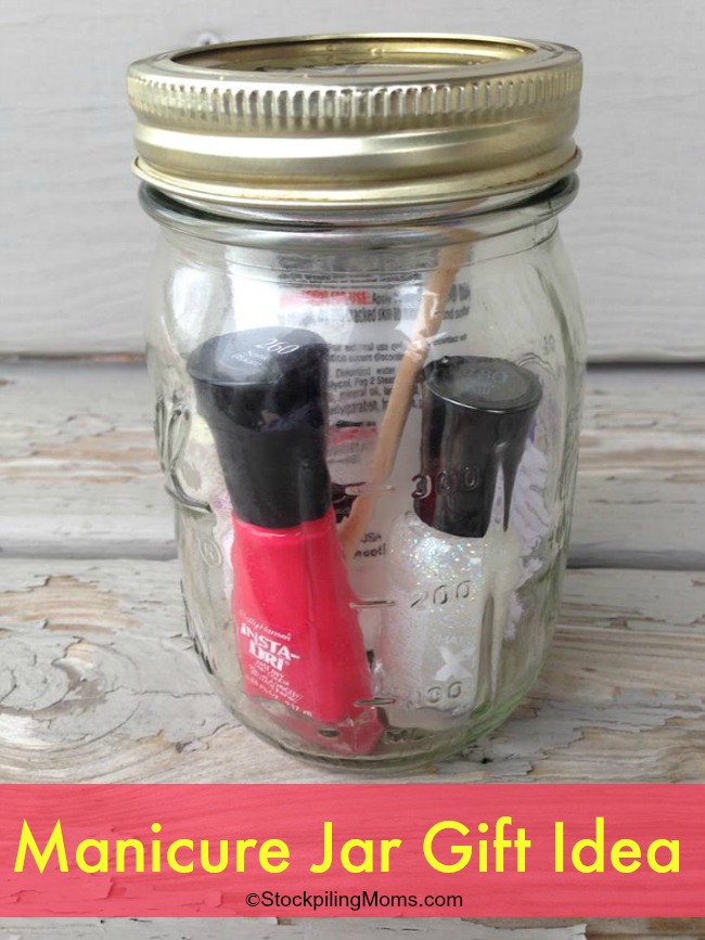 Manicure Jar Gift Idea