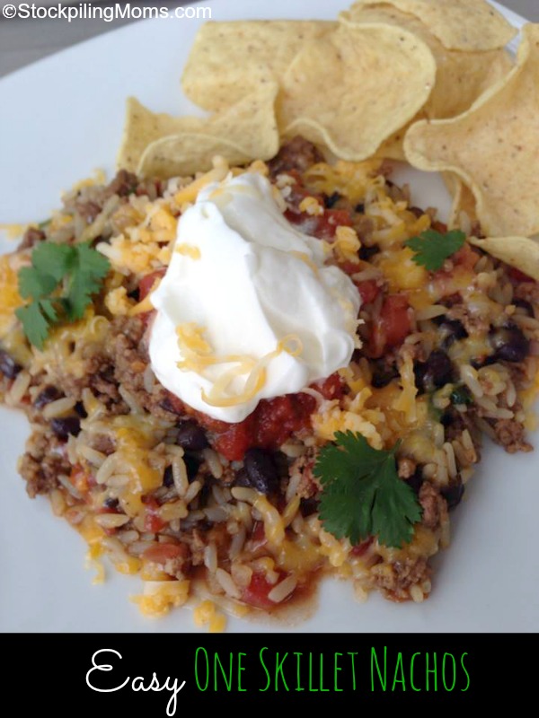 Easy Skillet Nachos