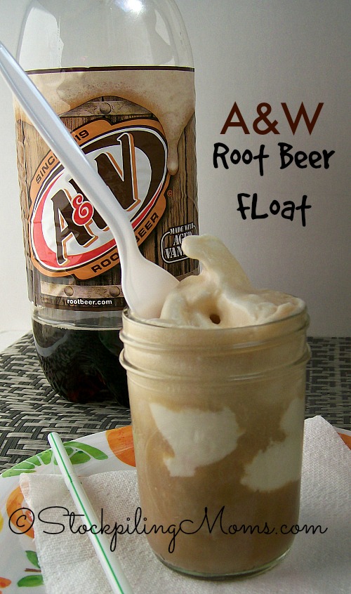 Homemade A&W Root Beer Float