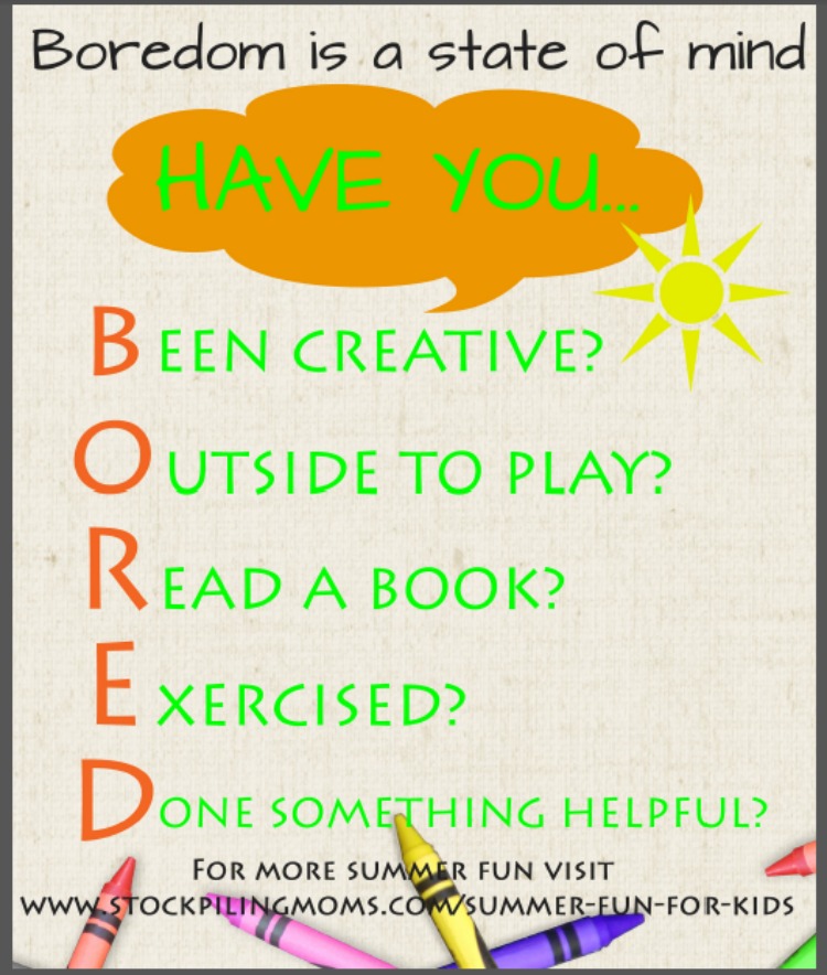 BORED Printable