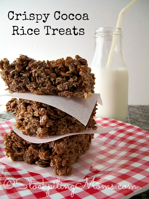 Gluten Free Crispy Cocoa Rice Treats