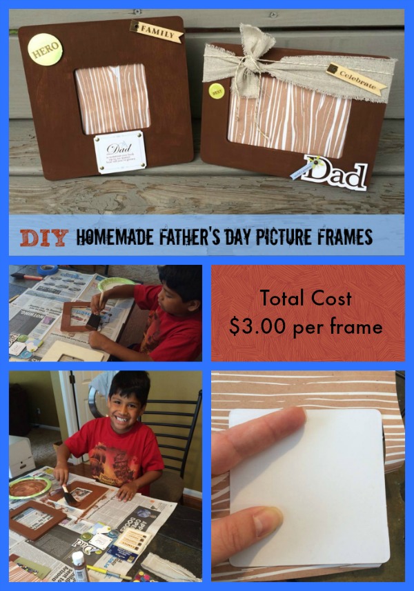 Diy father's best sale day picture frame