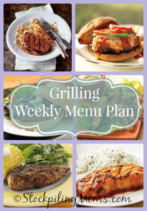 Grilling Weekly Menu Plan
