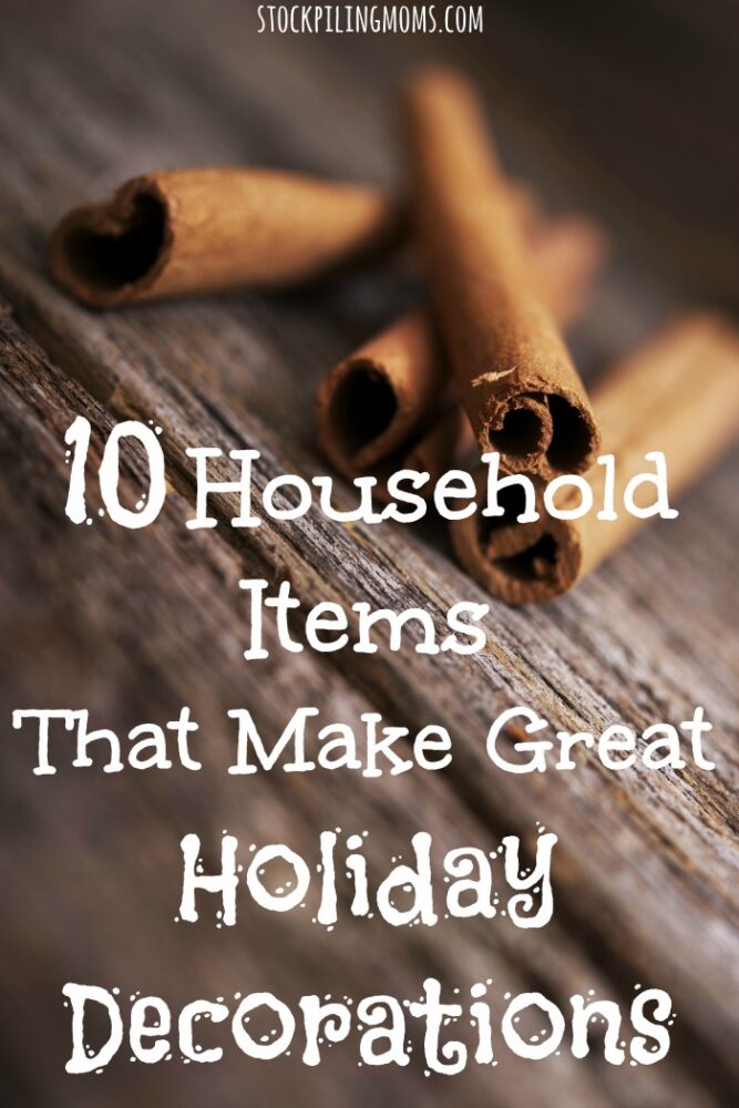10 Household Items That Make Great Holiday Decorations
