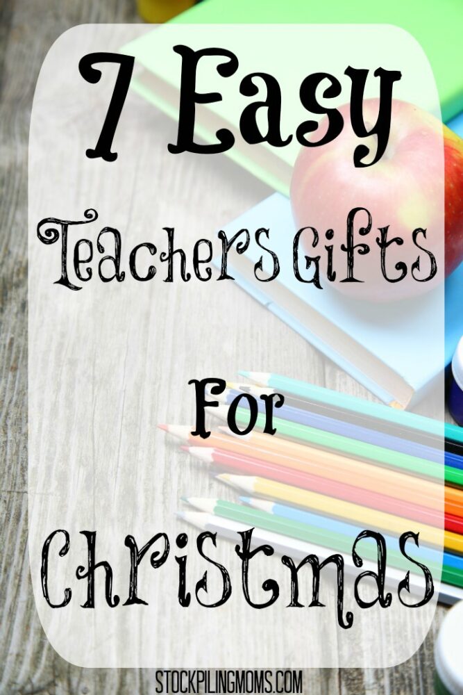 7 Easy Teachers Gifts For Christmas