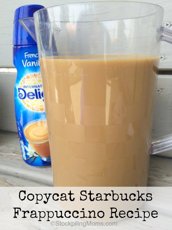 Copycat Starbucks Frappuccino