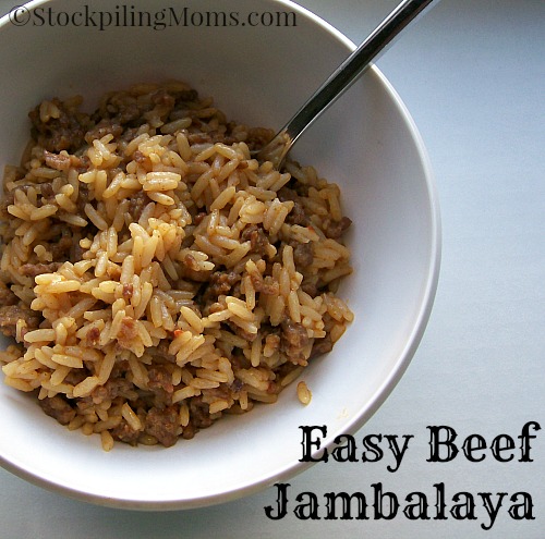 Easy Beef Jambalaya