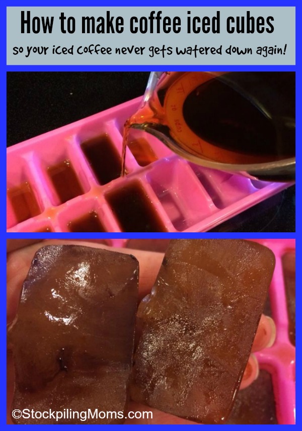 How to make coffee ice cubes
