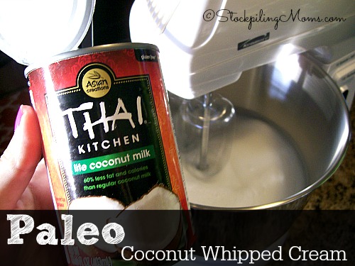 Paleo Coconut Whipped Cream