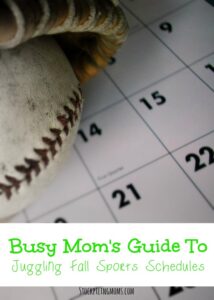 Busy Moms Guide To Juggling Fall Sports Schedules
