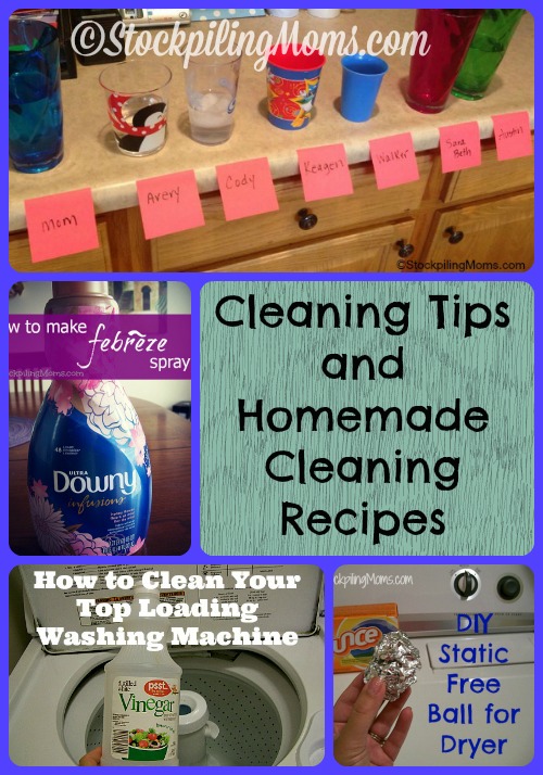 Cleaning Tips and Homemade Cleaning Recipes