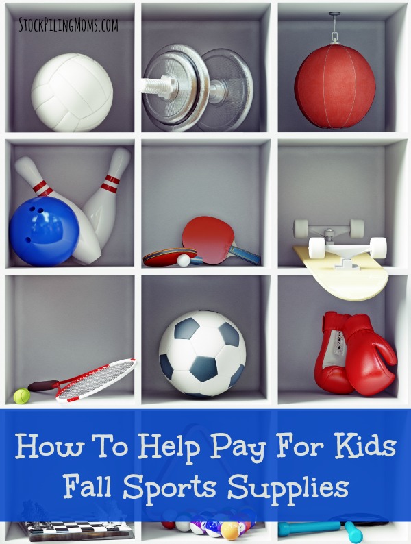 How To Help Pay For Kids Fall Sports Supplies