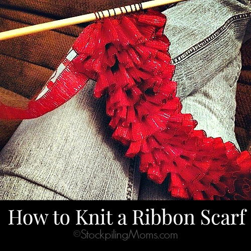 How to Knit a Ribbon Scarf