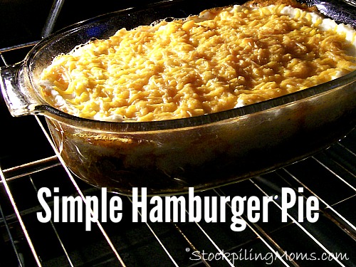 Simple Hamburger Pie