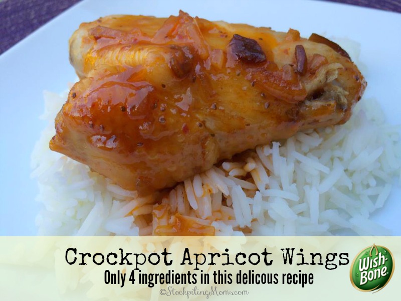 Crockpot Apricot Chicken Wings