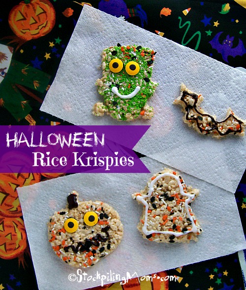 Halloween Rice Krispies Treats