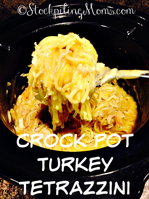 Crock Pot Turkey Tetrazzini