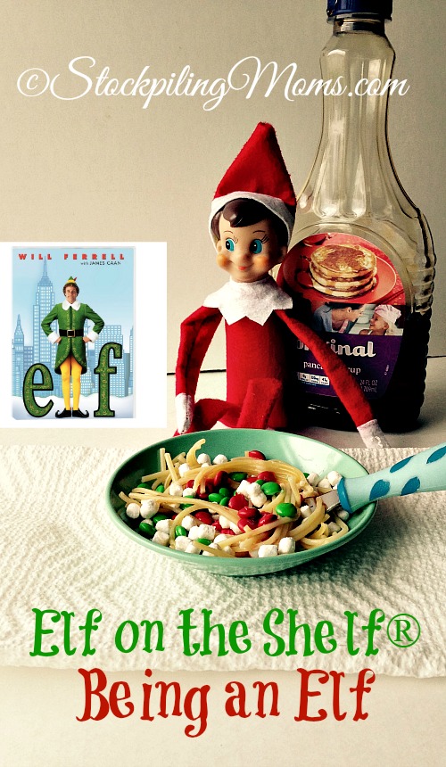 Elf on the Shelf Being an Elf
