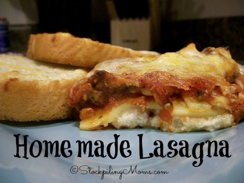 Homemade Lasagna