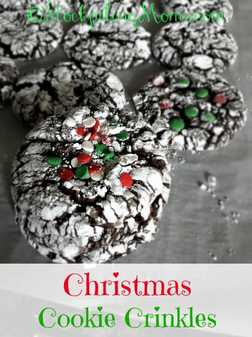 Christmas Cookie Crinkles