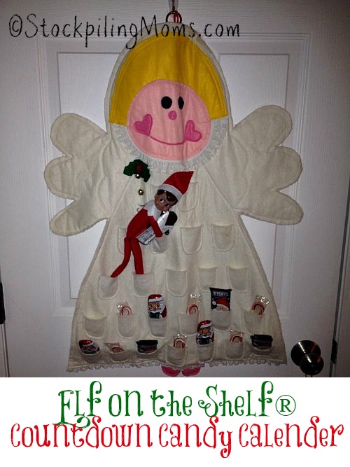 Elf on the Shelf Countdown Candy Calendar