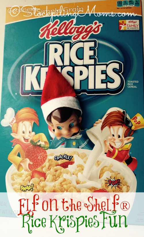 Elf on the Shelf Rice Krispies Fun