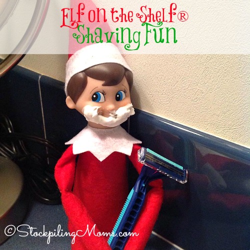 Elf on the Shelf Shaving Fun