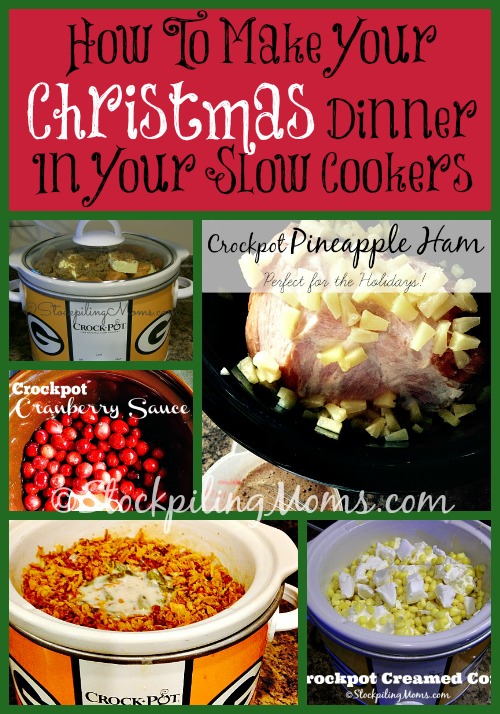 How To Make Your Christmas Dinner In Your Slow Cookers
