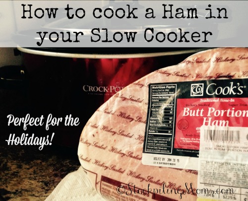 How to cook a Ham in your Slow Cooker - Perfect for Christmas or any holidays!
