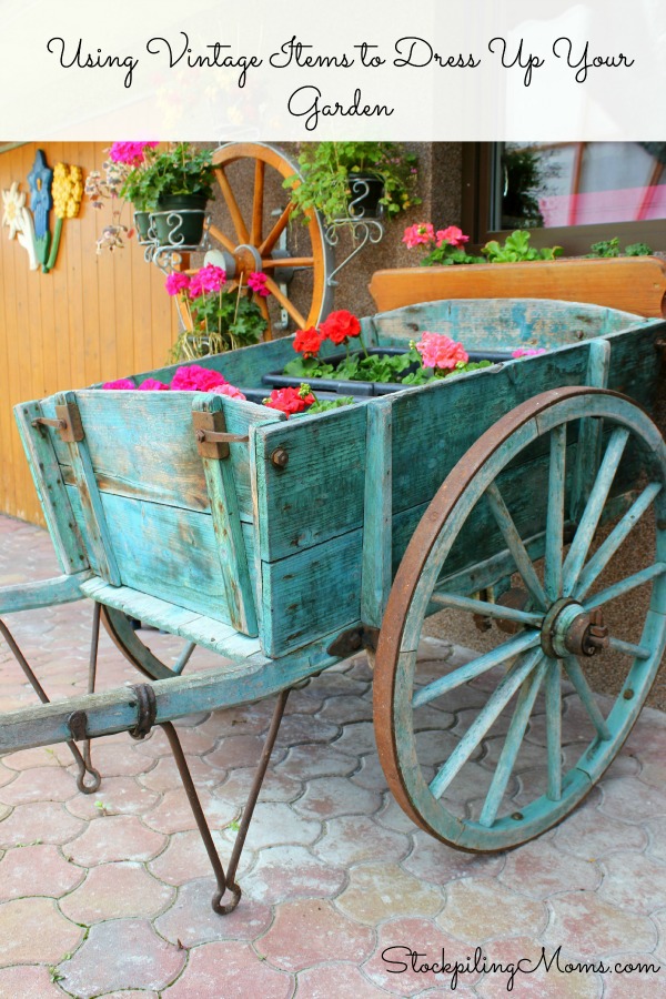 How to Use Vintage Items to Dress up your Garden