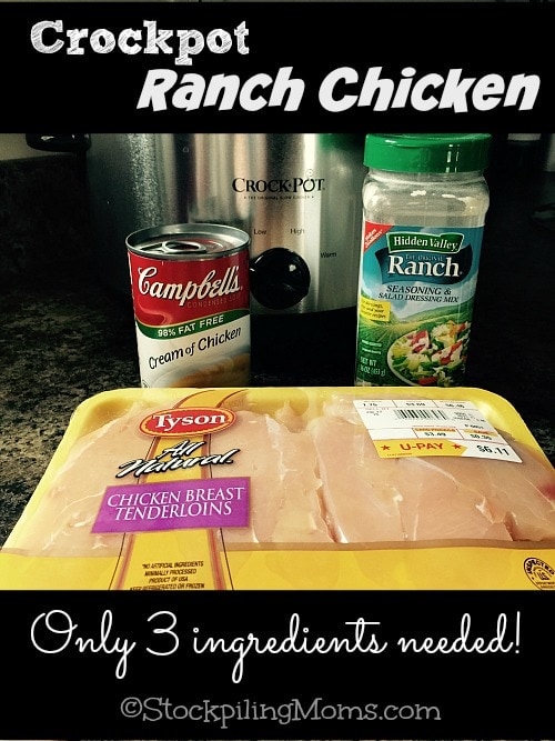 Crockpot Ranch Chicken