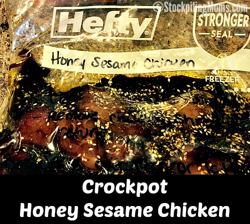 Crockpot Honey Sesame Chicken