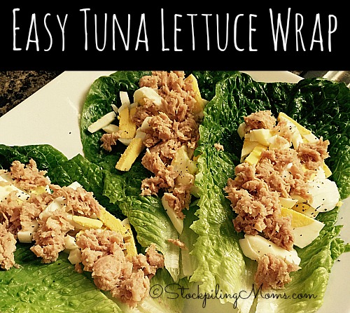 Easy Tuna Lettuce Wrap